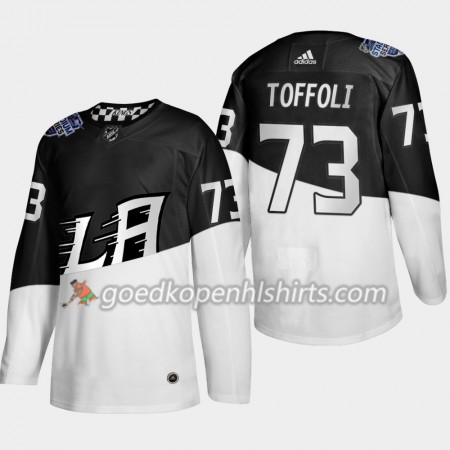 Los Angeles Kings Tyler Toffoli 73 Adidas 2020 Stadium Series Authentic Shirt - Mannen